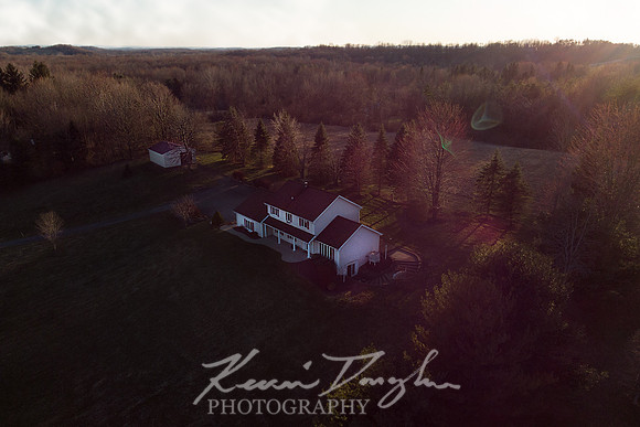 Sunset on Property